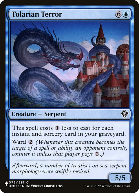 Tolarian Terror | Inglés | NM | PLST