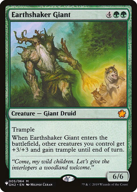 Earthshaker Giant | Inglés | NM | PLST