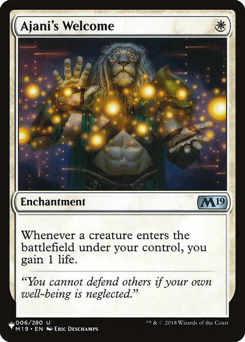 Ajani's Welcome | Inglés | NM | PLST