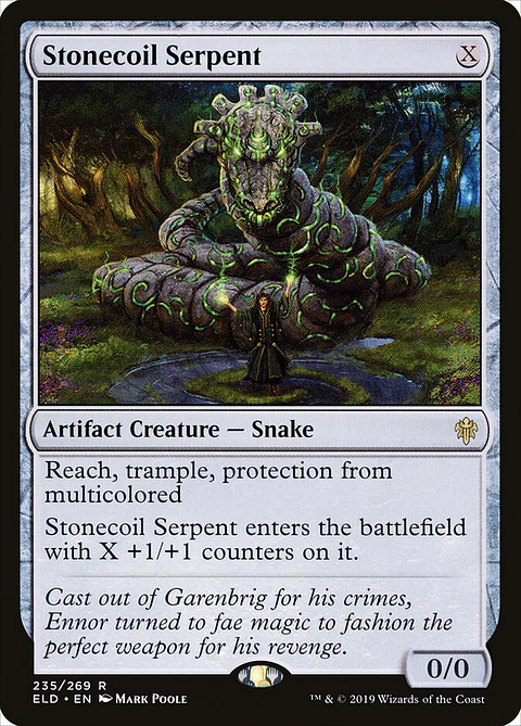 Stonecoil Serpent (foil) | Español | NM | ELD