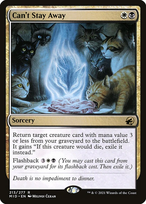 Can't Stay Away (foil) | Español | NM | MID