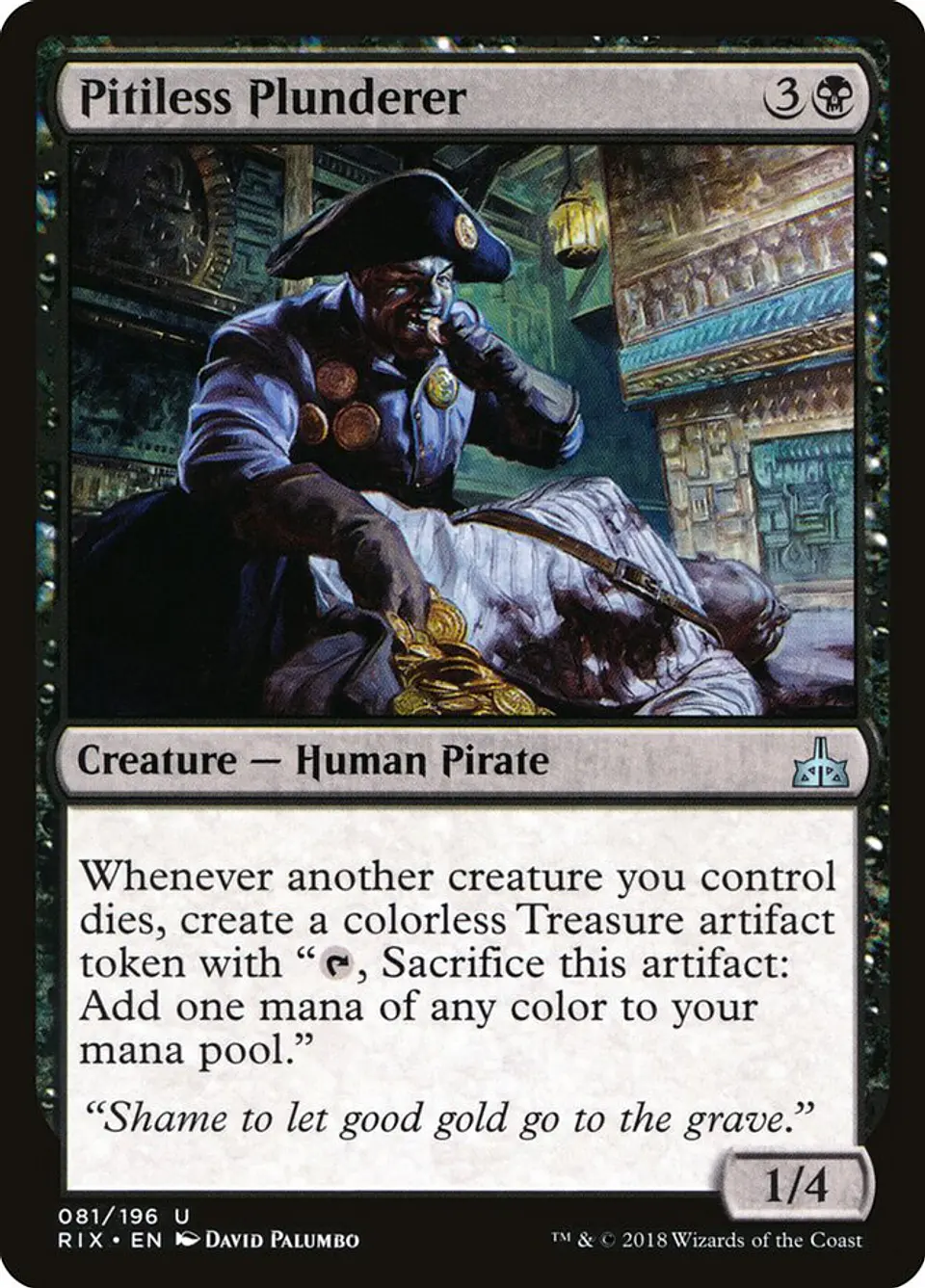 Pitiless Plunderer | Español | NM | RIX 1