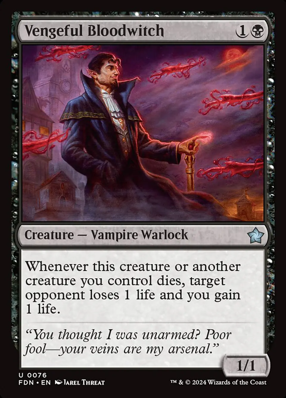 Vengeful Bloodwitch | Español | NM | FDN 1
