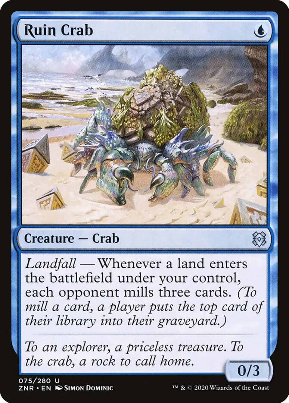 Ruin Crab | Español | EX | ZNR 1