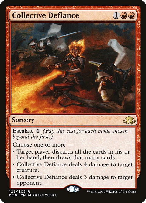 Collective Defiance (foil) | Español | EX | EMN