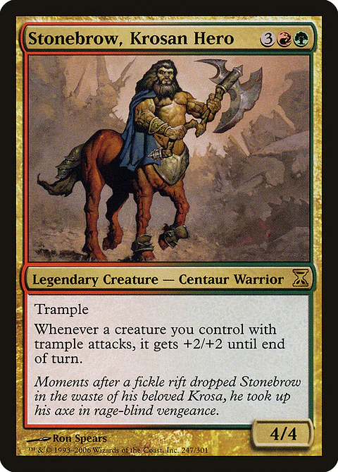 Stonebrow, Krosan Hero | Inglés | EX | TSP