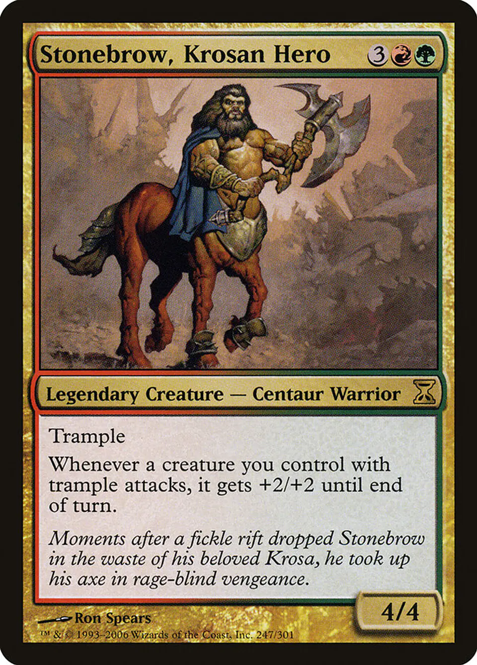 Stonebrow, Krosan Hero | Inglés | EX | TSP 1