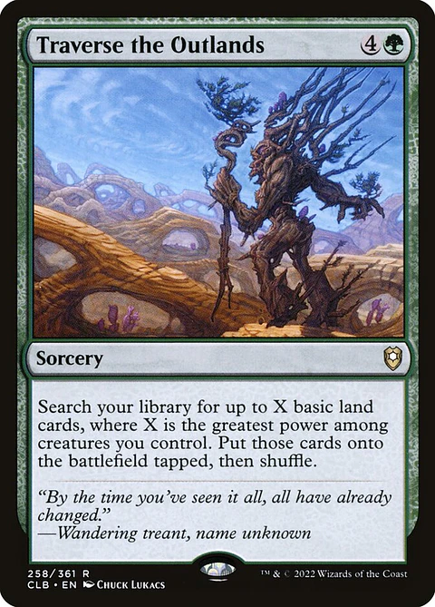 Traverse the Outlands | Español | NM | CLB