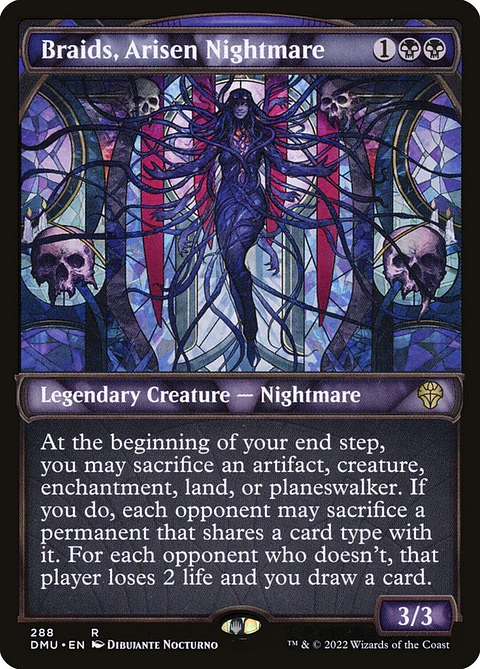 Braids, Arisen Nightmare (Showcase foil) | Español | NM | DMU