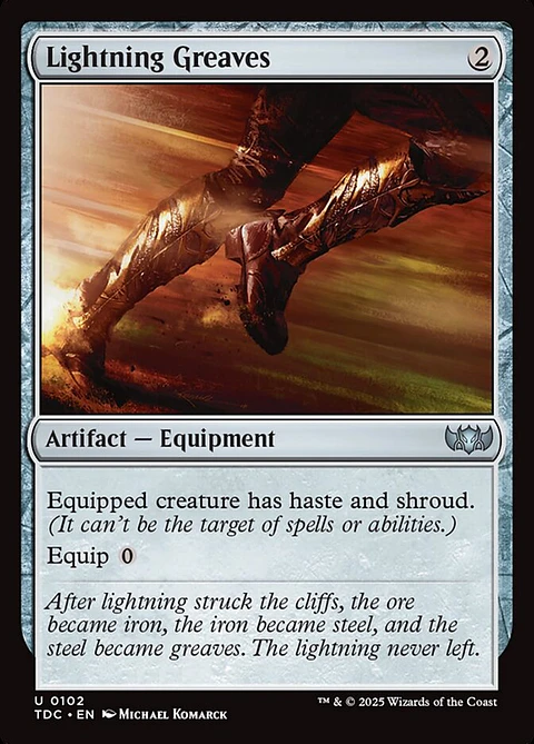 Lightning Greaves | Español | NM | TDC
