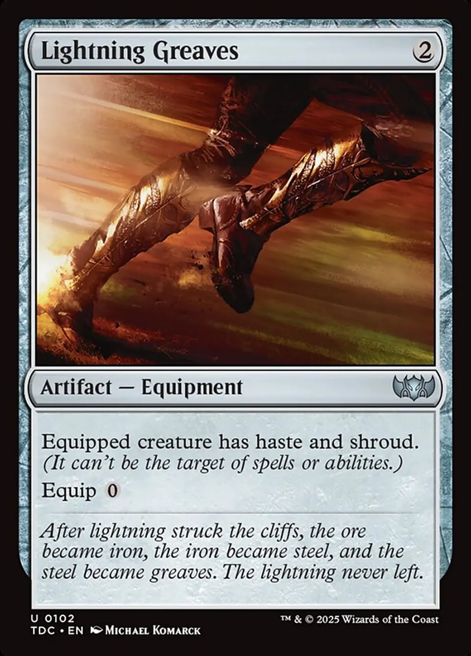 Lightning Greaves | Español | NM | TDC 1