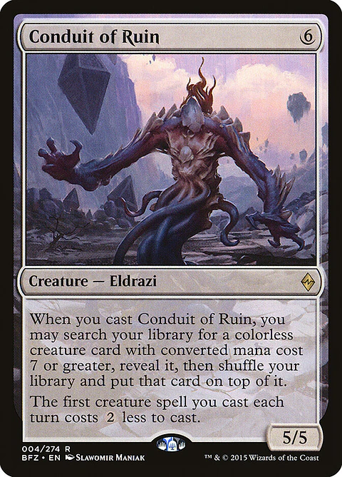 Conduit of Ruin | Español | NM | BFZ
