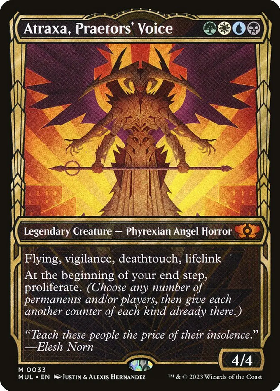Atraxa, Praetors' Voice (Showcase) | Inglés | NM | MUL 1