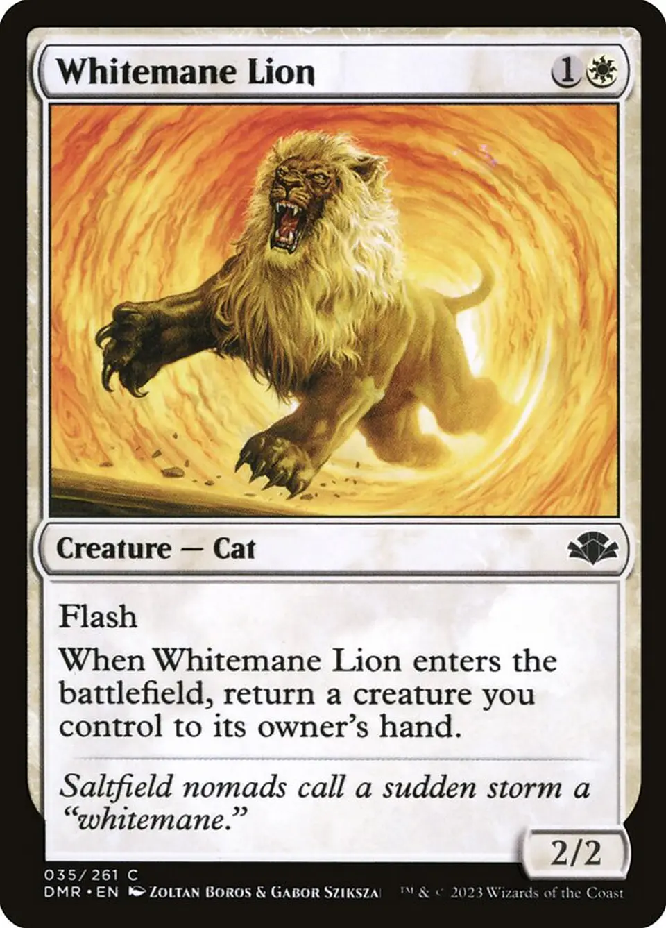 Whitemane Lion | Inglés | NM | DMR 1