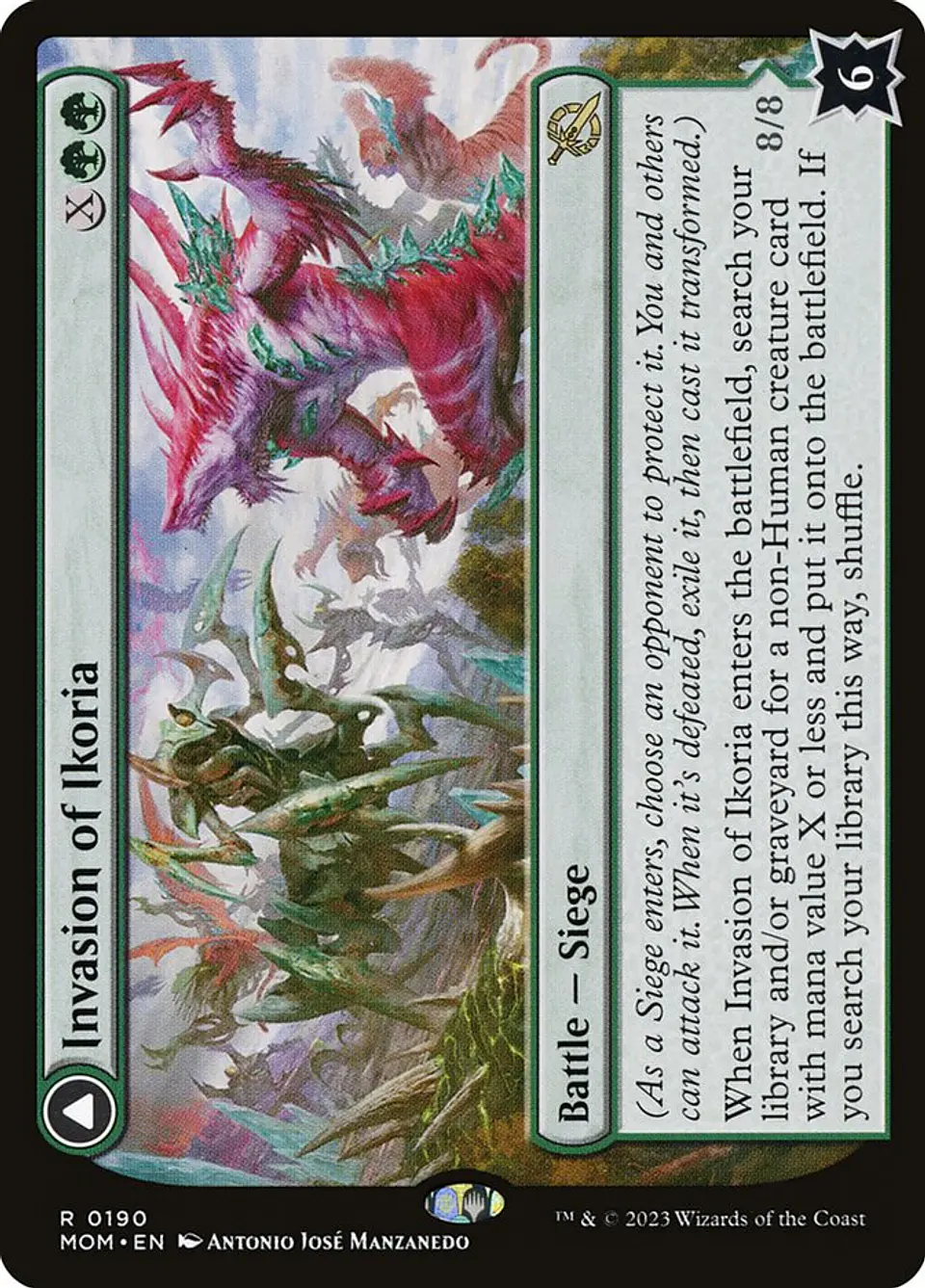 Invasion of Ikoria // Zilortha, Apex of Ikoria | Inglés | NM | MOM 1
