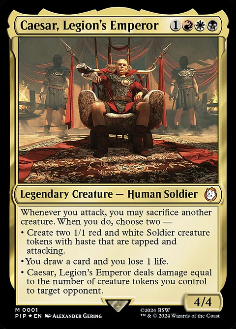Caesar, Legion's Emperor (foil) | Inglés | NM | PIP