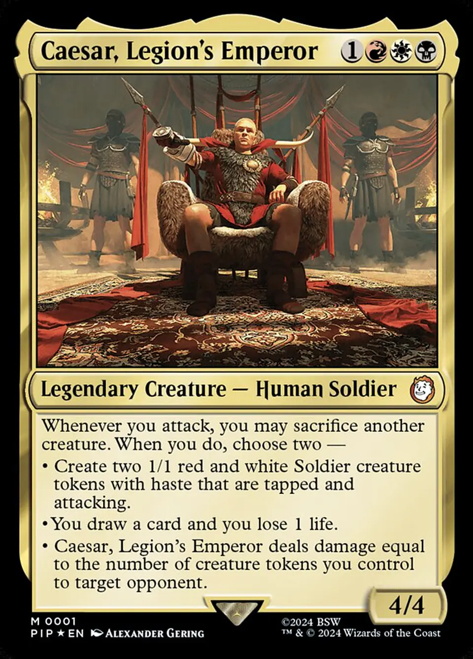 Caesar, Legion's Emperor (foil) | Inglés | NM | PIP 1