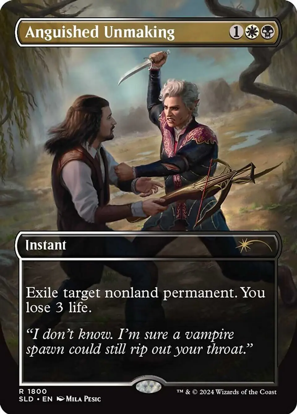 Anguished Unmaking (Borderless) | Inglés | NM | SLD 1