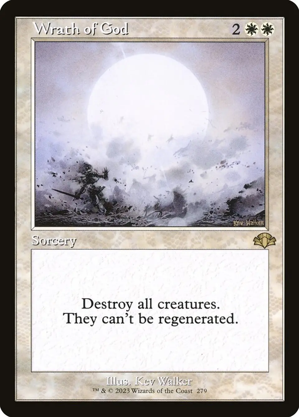 Wrath of God (Retro Frame) | Inglés | NM | DMR 1