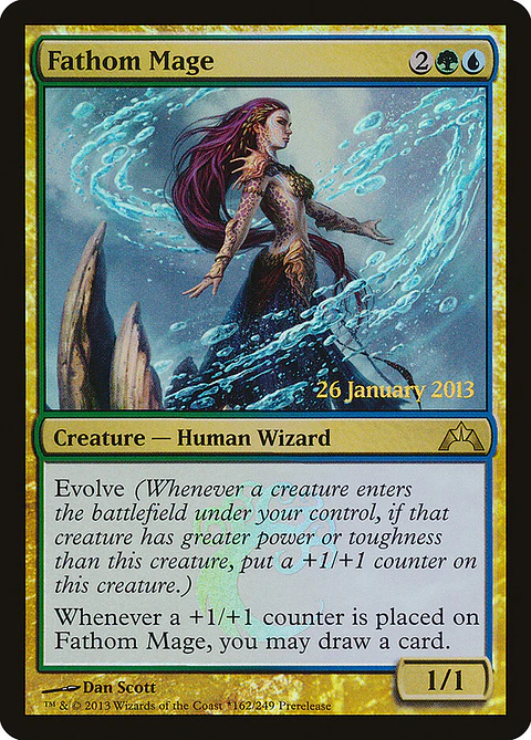 Fathom Mage (Launch foil) | Español | EX | PGTC