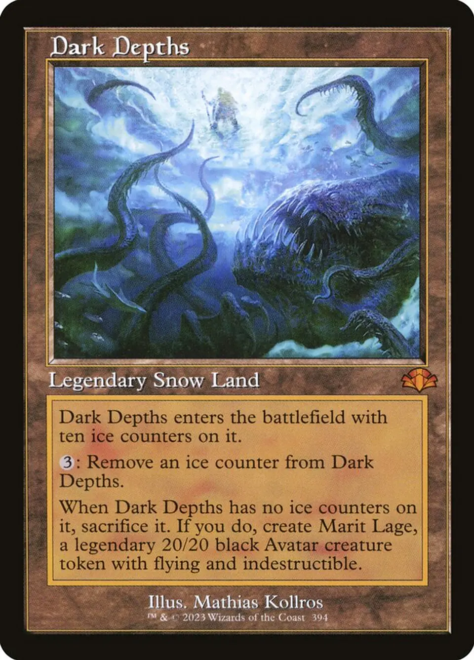 Dark Depths (Retro Frame) | Inglés | NM | DMR 1