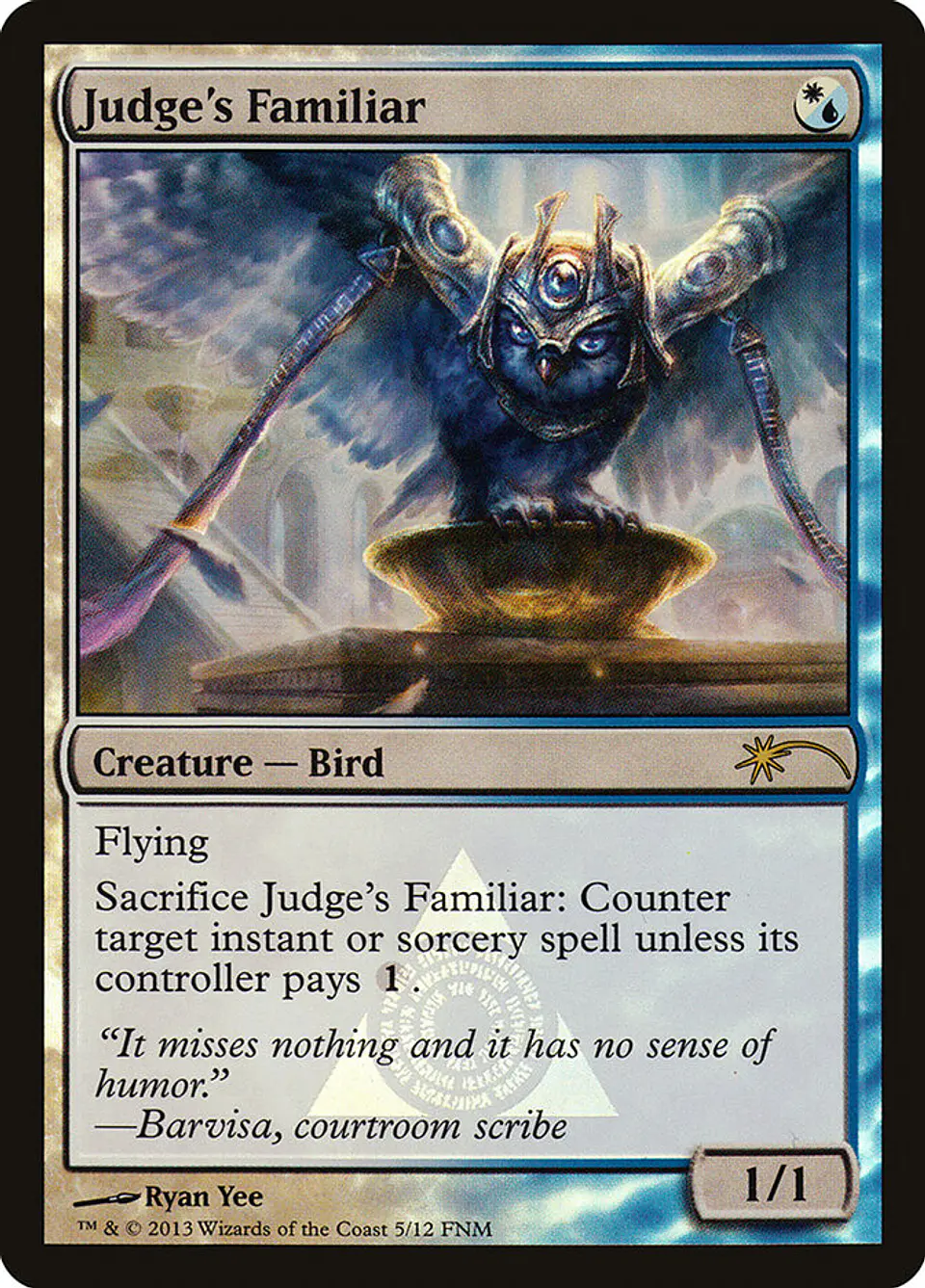 Judge's Familiar (foil) | Español | EX | F13 1