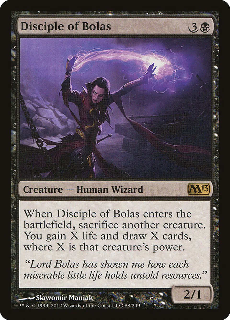 Disciple of Bolas (foil) | Español | EX | M13 1