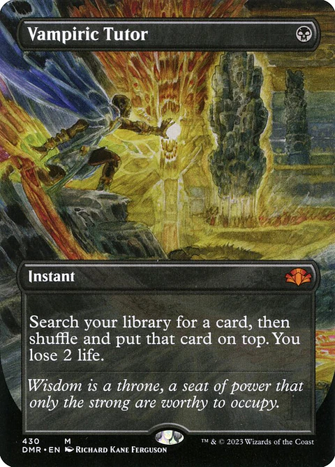 Vampiric Tutor (Borderless) | Inglés | NM | DMR