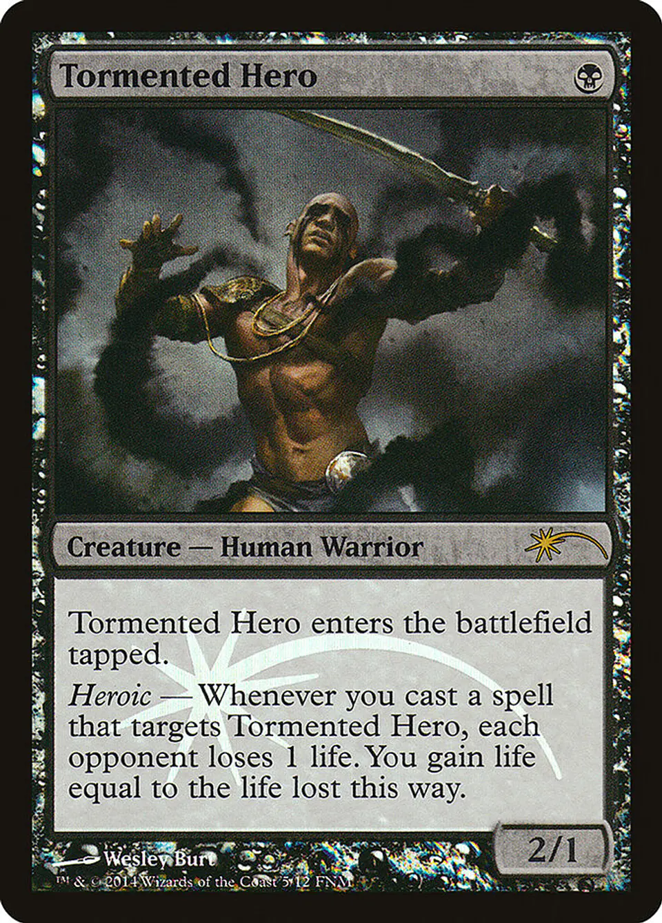 Tormented Hero (foil) | Español | EX | F14 1