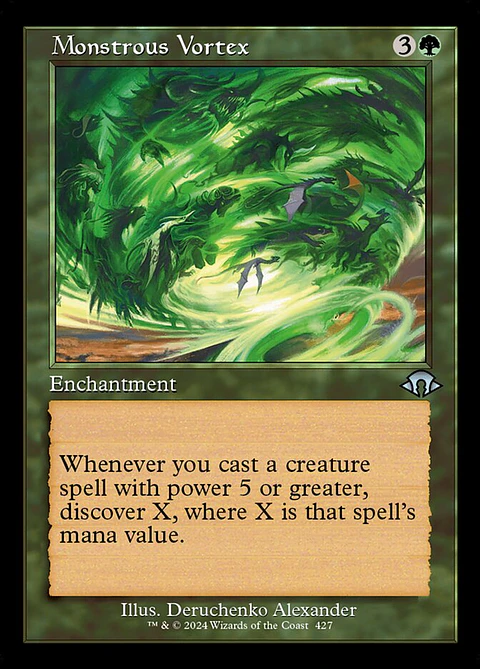 Monstrous Vortex (Retro Frame foil) | Inglés | NM | MH3
