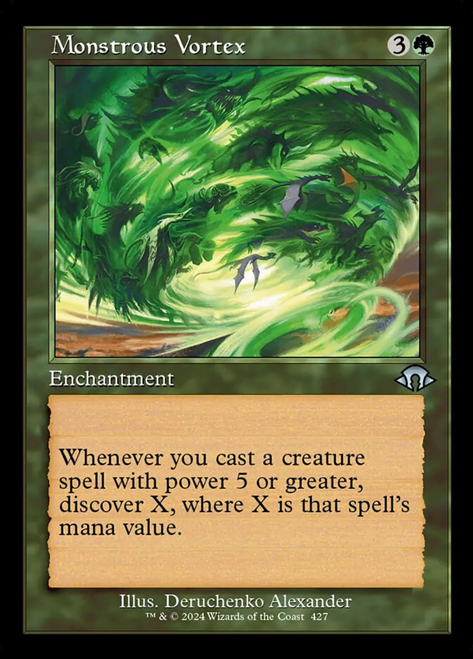 Monstrous Vortex (Retro Frame foil) | Inglés | NM | MH3 1