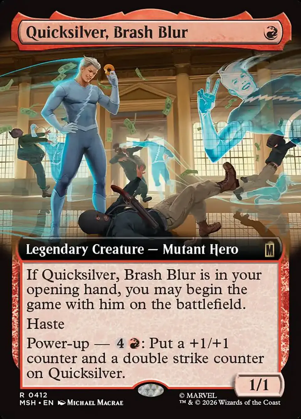 Quicksilver, Brash Blur (Extended Art foil) | Inglés | NM | MSH 1