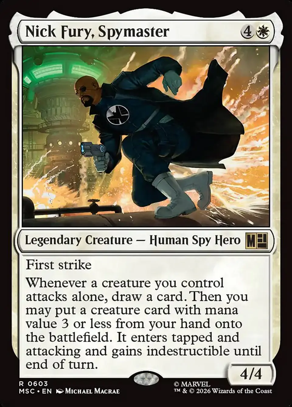 Nick Fury, Spymaster (foil) | Inglés | NM | MSC 1