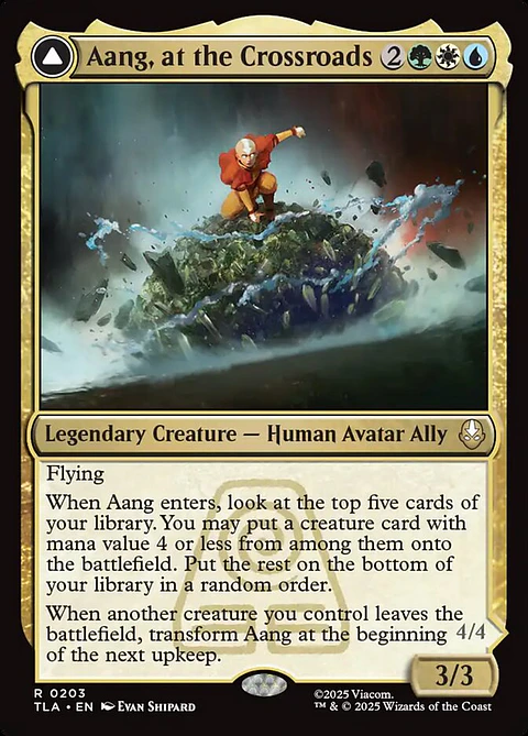 Aang, at the Crossroads // Aang, Destined Savior | Inglés | NM | TLA