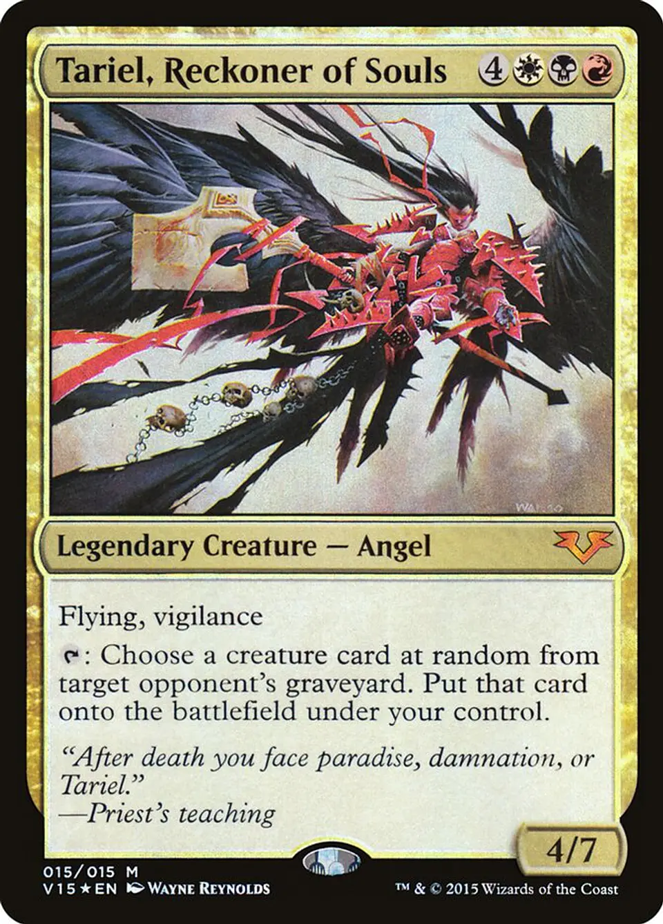Tariel, Reckoner of Souls (foil) | Inglés | NM | V15 1