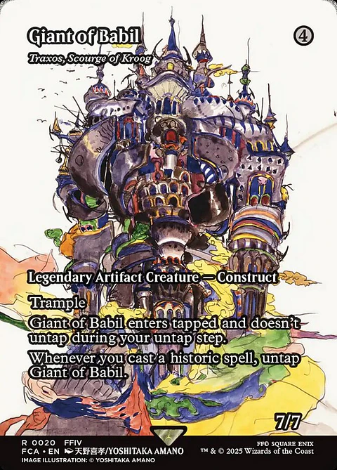 Traxos, Scourge of Kroog (Borderless) | Inglés | NM | FCA