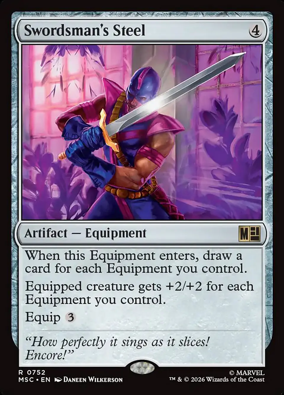 Swordsman's Steel (foil) | Inglés | NM | MSC 1