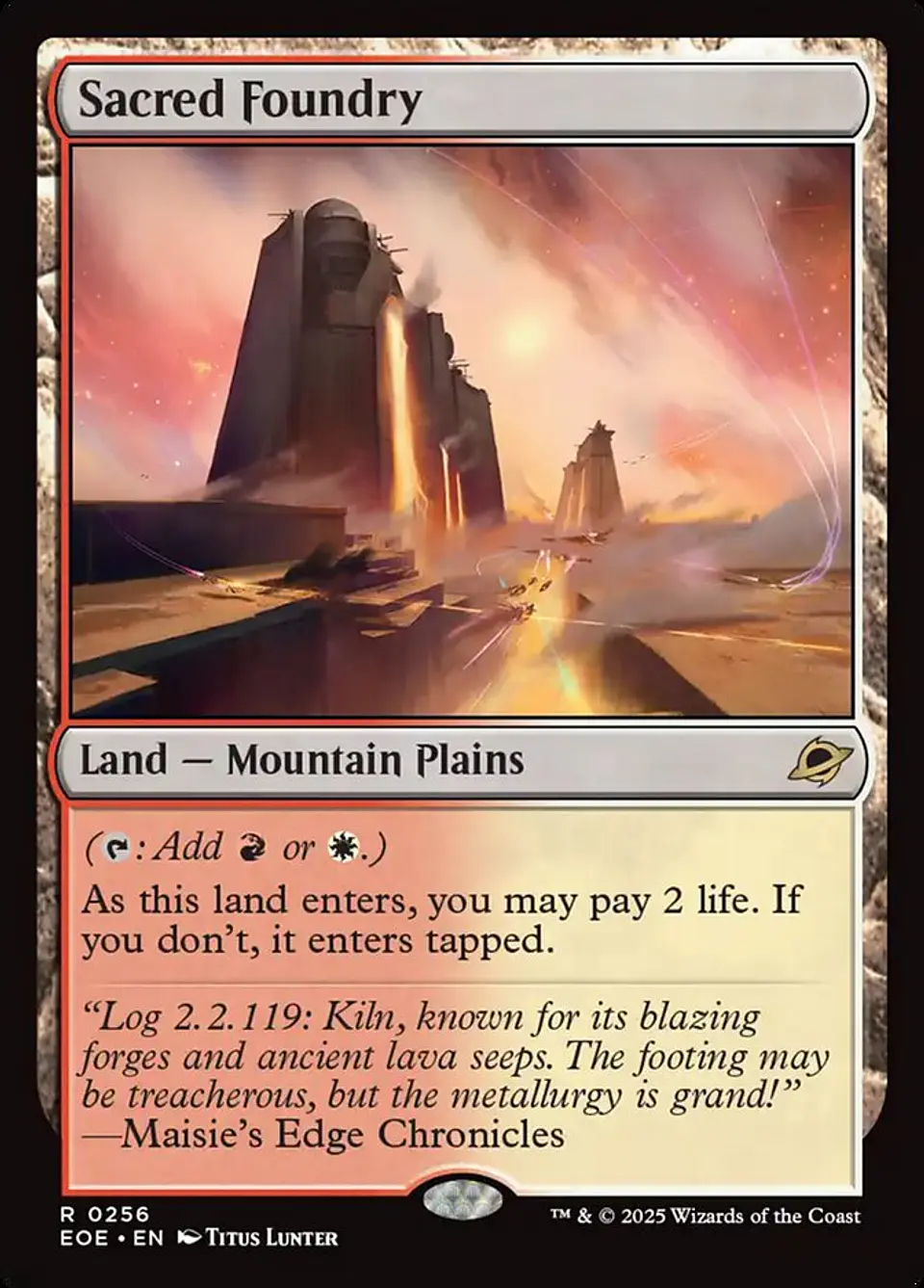 Sacred Foundry | Inglés | NM | EOE 1