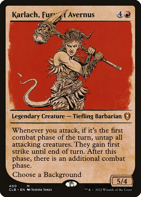 Karlach, Fury of Avernus (Showcase foil) | Inglés | NM | CLB