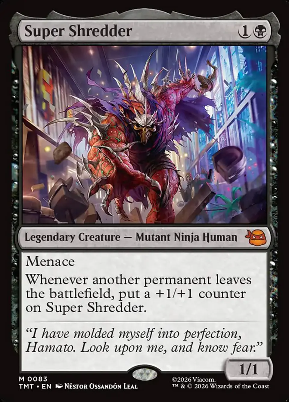 Super Shredder (foil) | Inglés | NM | TMT 1