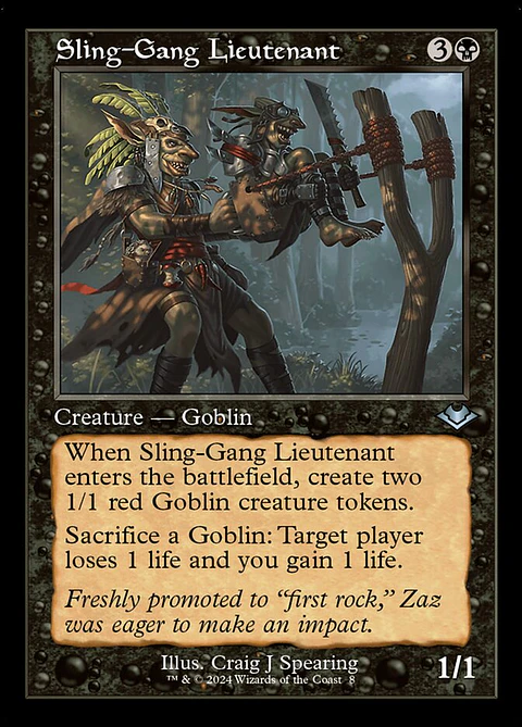 Sling-Gang Lieutenant (Retro Frame foil) | Inglés | NM | H2R