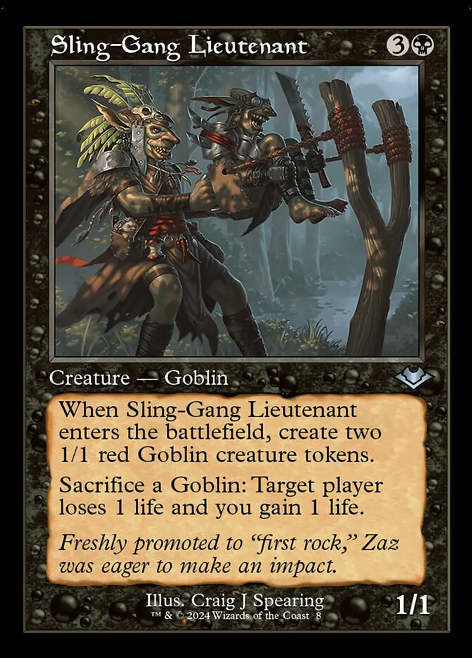 Sling-Gang Lieutenant (Retro Frame foil) | Inglés | NM | H2R 1