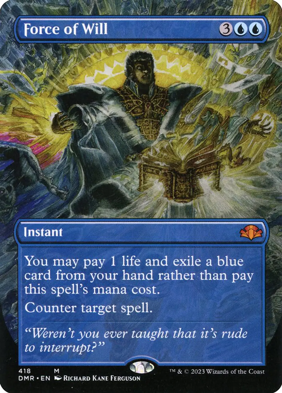 Force of Will (Borderless) | Inglés | NM | DMR 1