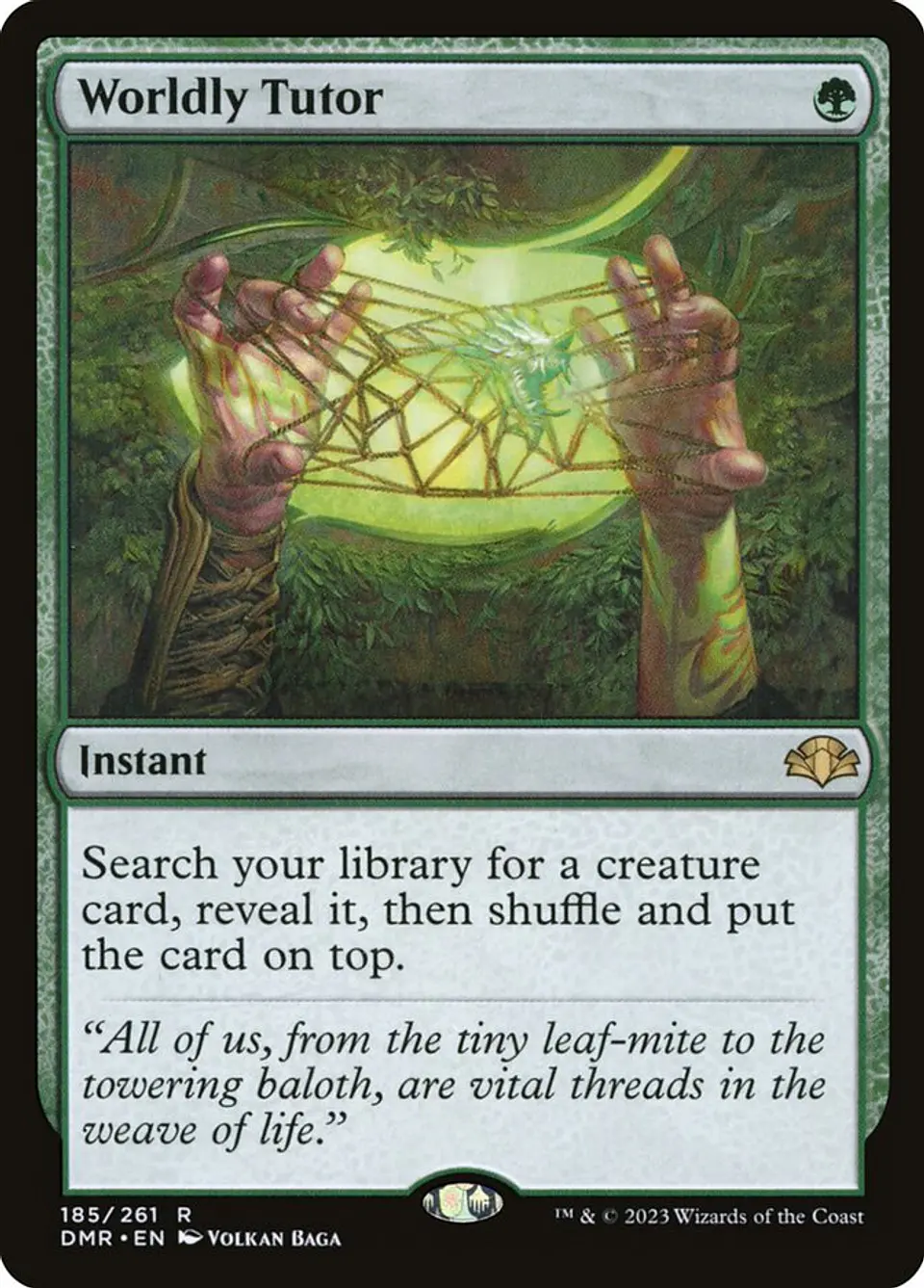Worldly Tutor (foil) | Inglés | NM | DMR 1
