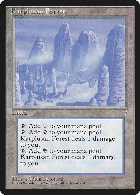 Karplusan Forest | Inglés | NM | ICE