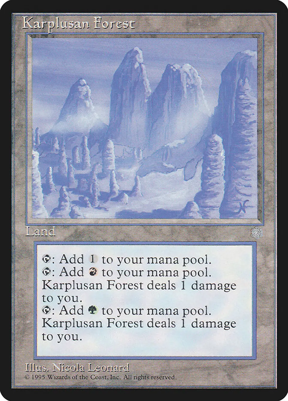 Karplusan Forest | Inglés | NM | ICE 1