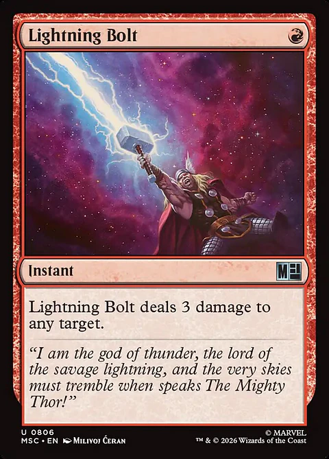 Lightning Bolt | Inglés | NM | MSC