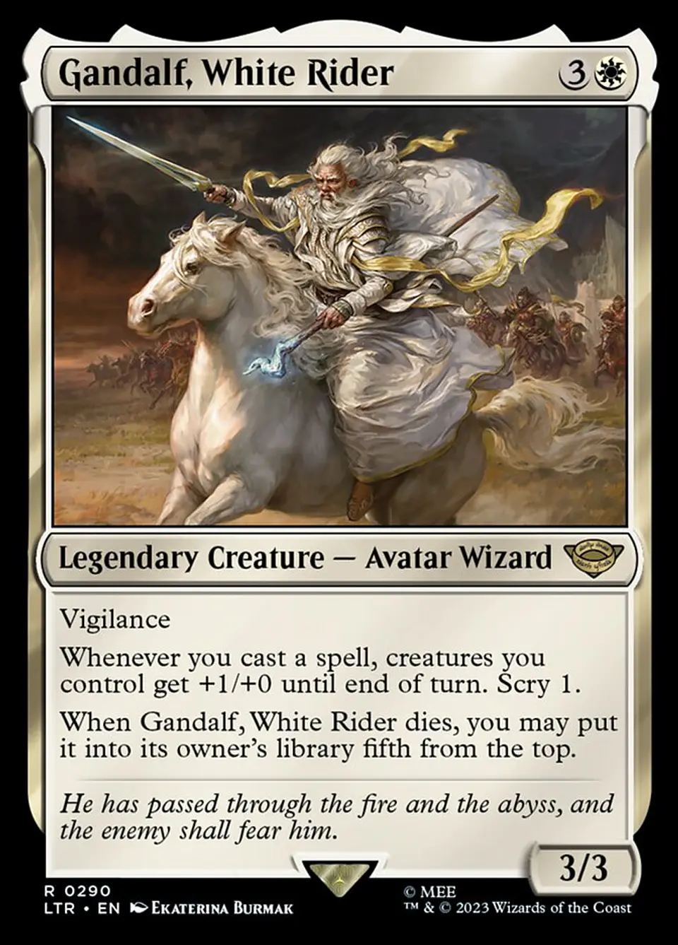 Gandalf, White Rider | Español | NM | LTR 1