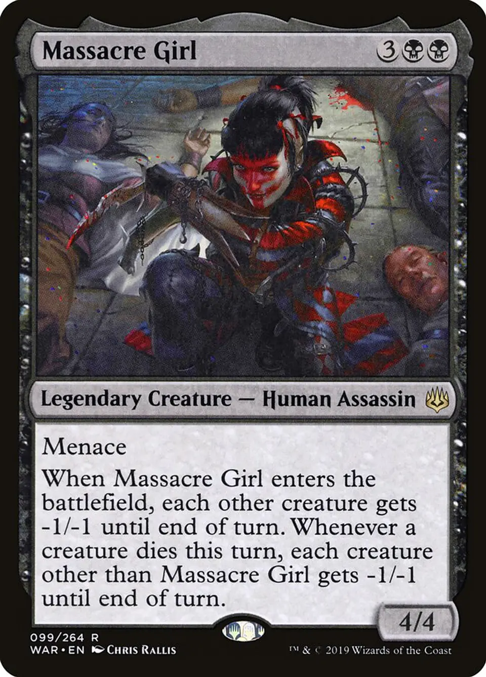 Massacre Girl | Inglés | NM | WAR 1