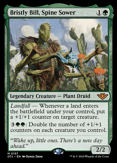 Bristly Bill, Spine Sower (foil) | Inglés | NM | POTJ
